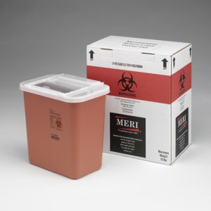 2 Gallon Sharps Disposal Mailback Containers (Case Qty 4)