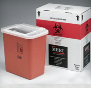 2 gallon sharps disposal mailback container