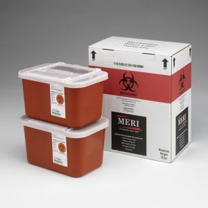 1 Gallon Sharps Disposal Mailback Containers (Qty 2)