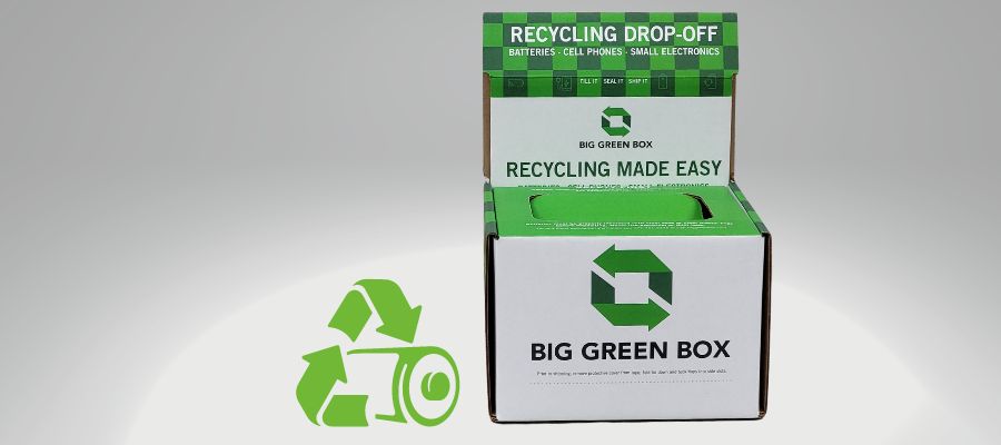 MERI Provides Big Green Box to Hospitals to Recycle Batteries