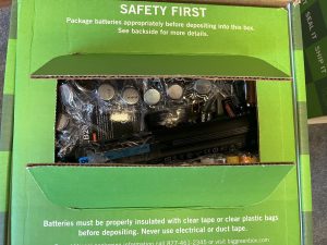 recycle batteries by mail