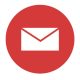 Red and white circle icon with envelope